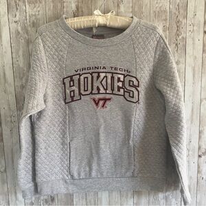 Virginia Tech Gray Quilted Women's Sweatshirt